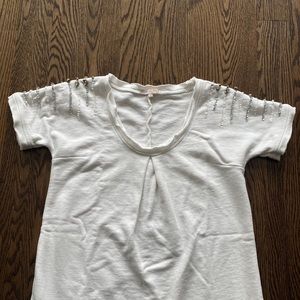 Smock dress with Embellished Shoulders